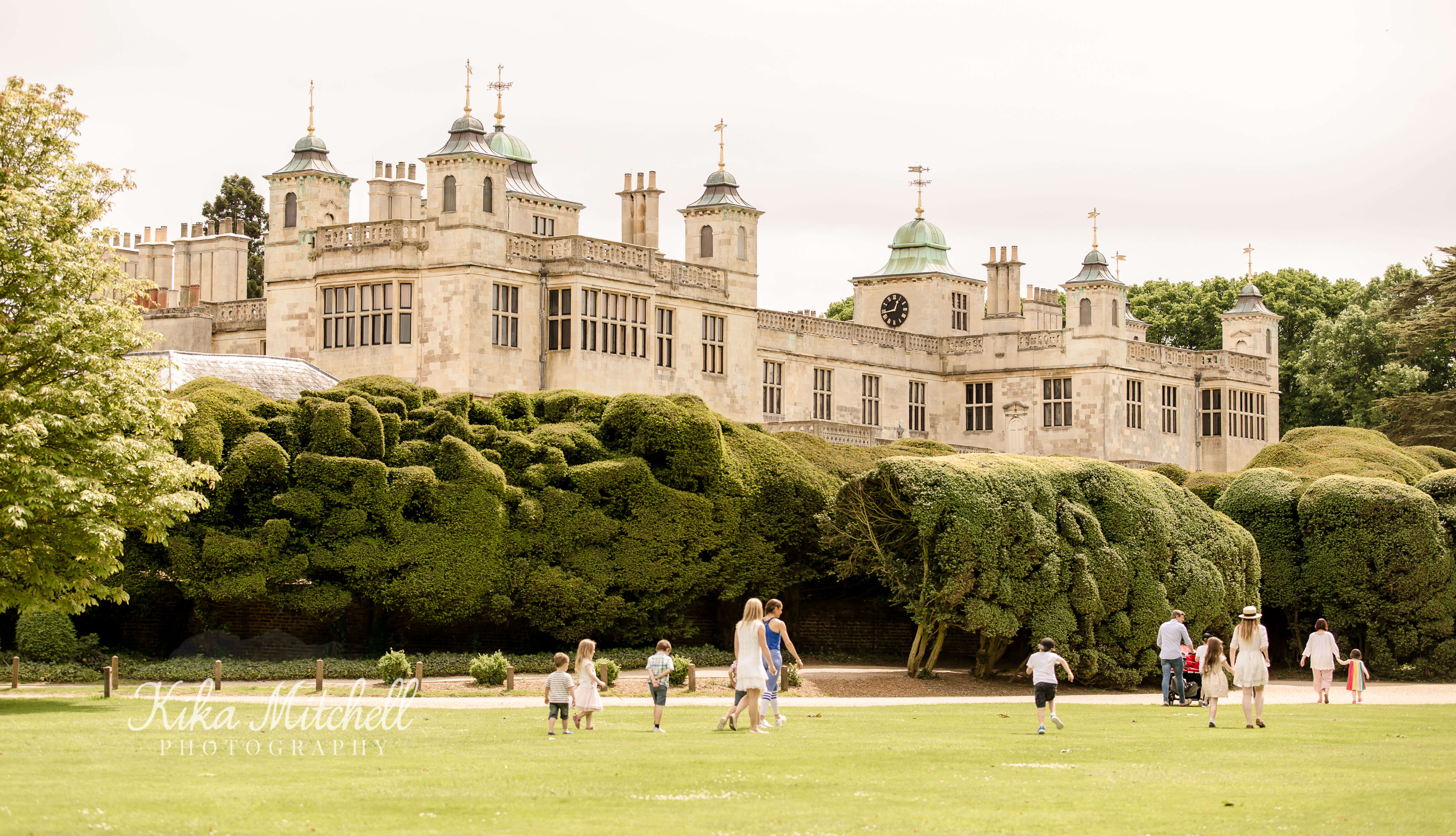 stunning Audley End house English heritage location in Chelmsford Essex, was used for a commercial photoshoot with families by Kika Mitchell Photography