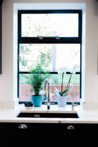 Crittall window as featured in Kika Mitchell Photography's blog Our dream kitchen