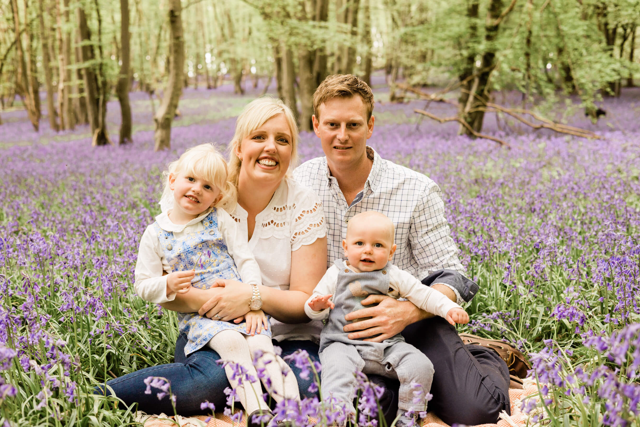 Bluebell woodland spring time photography shoot by Chelmsford photographer, Kika Mitchell Photography